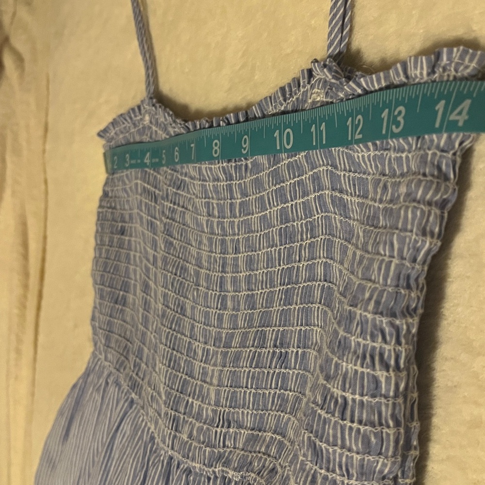 Rays for Days Emma Blue Striped Mini Dress M - Picture 4 of 12